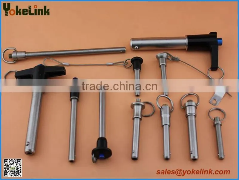 Yellow zinc Lift arms pin with nut and washer