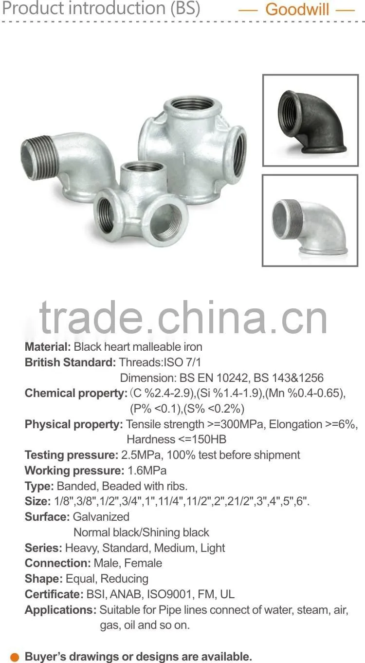 ductile iron pipe fittings pricing china supplier