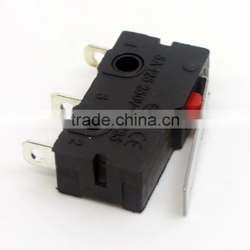 Micro switch 5A 250VAC with short lever