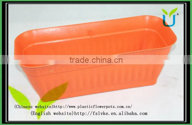 Colorful high quality plastic planter trough
