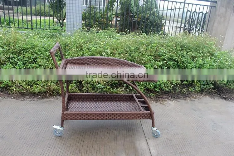 Wicker Furniture Hotel Dining Trolley