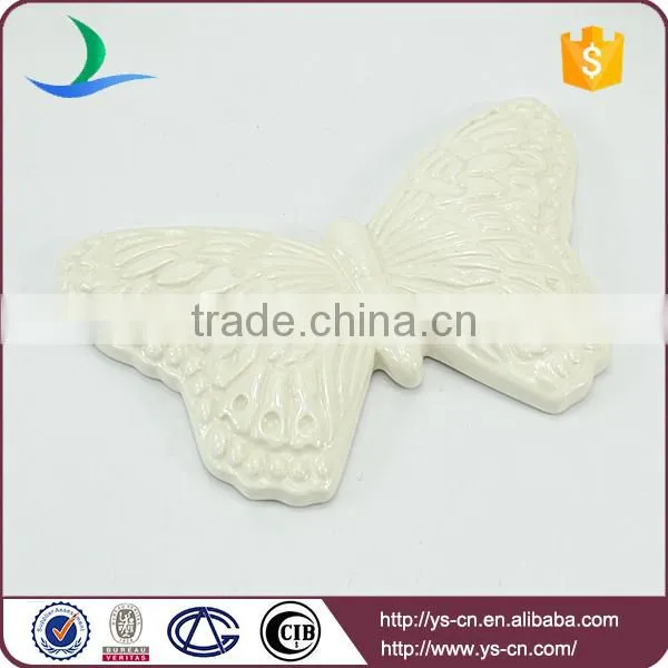 3pcs white butterfly decorations set for art