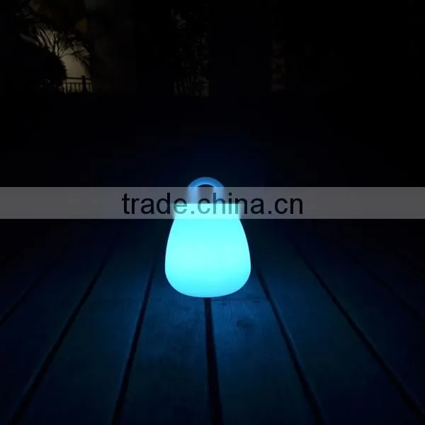 Led color change table lamp with remote control lantern shape lamp