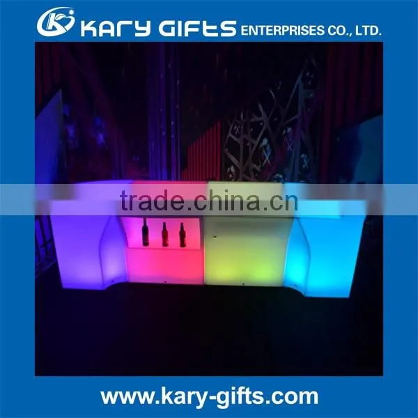 new light up outdoor bar counter LED piano bar