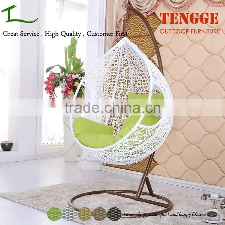 TG15-0152 Hot sale rattan hanging egg basket chair