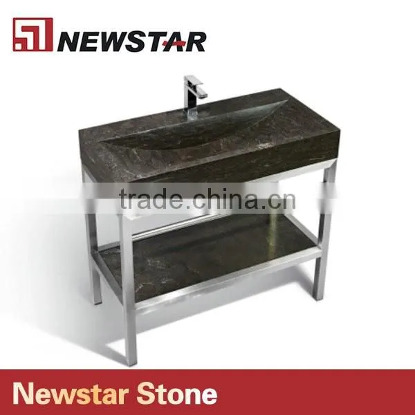 Hotel metal steel bathroom vanity