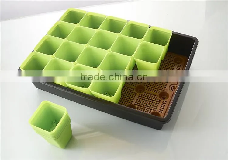 Plastic 24 Divided Plant Flower Pots