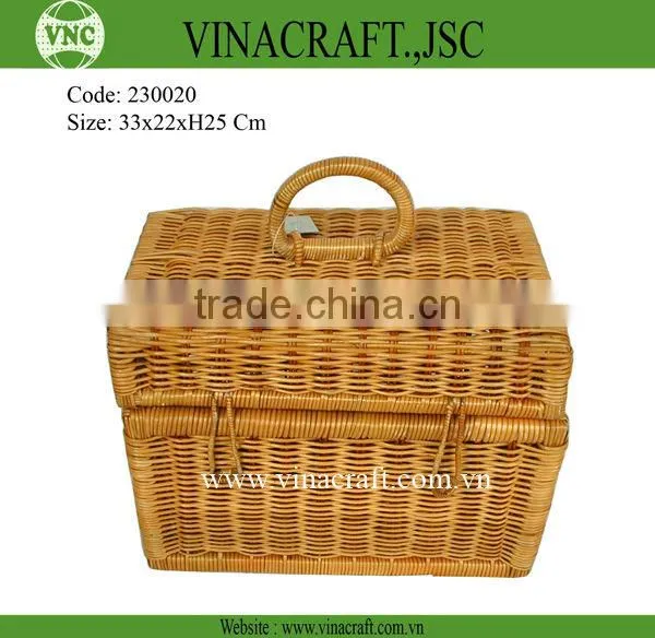 Wicker hamper for home