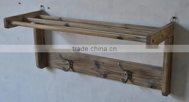 Bathroom shelf,wooden towel racks of drawers