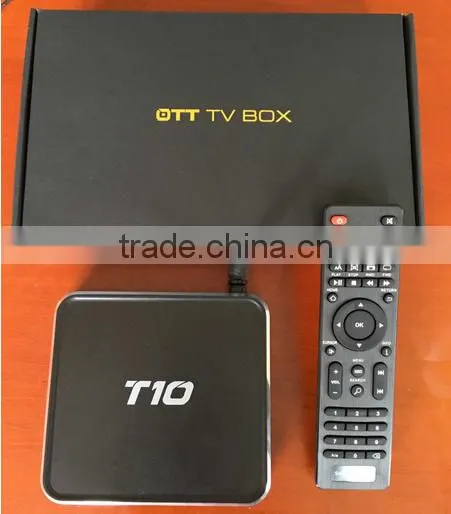 Original T10 android 5.1 TV box bluetooth and kodi 16.0 dual band wifi T10 smart tv box support OEM/OEM