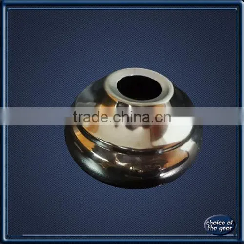 AISI304 Brushed Satin Stainless Steel Flat Round Base Cover