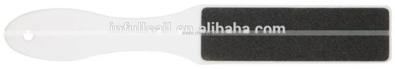Sandpaper foot file with plastic handle,pedicure foot file,smoother foot file