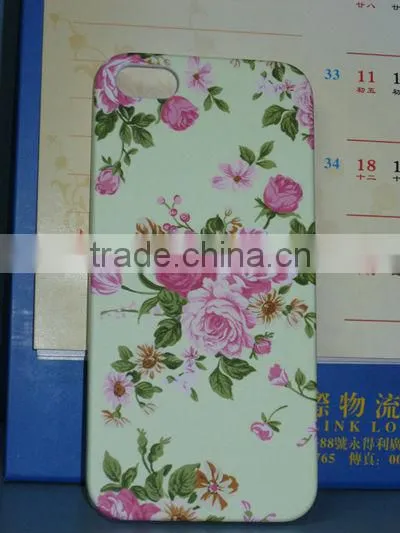 2013 hot sale beautiful flowers PC phone cover