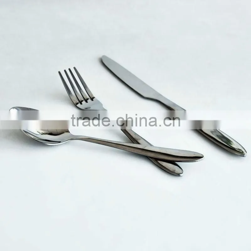3pcs stainless steel cutlery set with strawberry printing