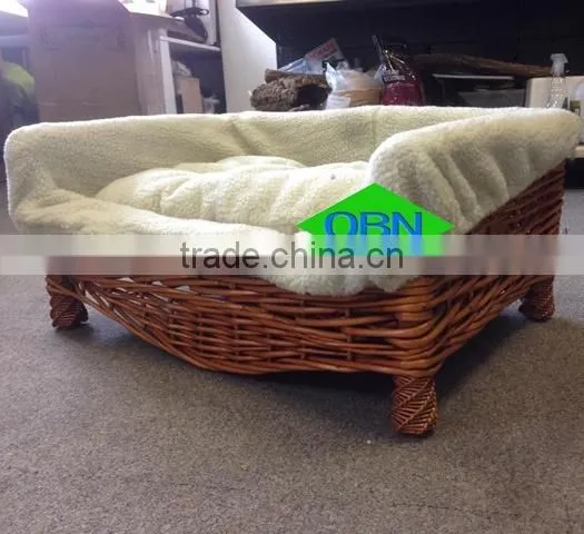 Decorative wicker pet house cat bed wholesale