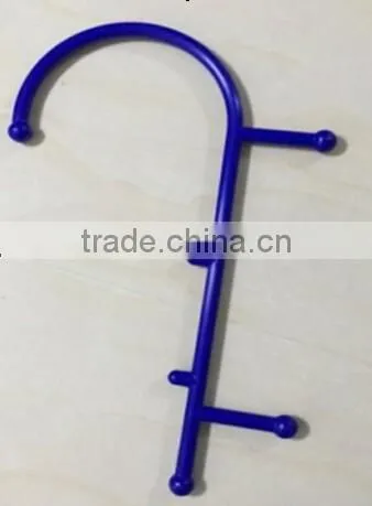 High Quality hand operate multifunctional back massager plastic head massager