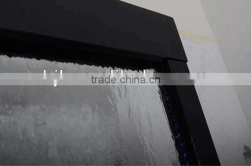 bamboo etched glass home decoration waterfall