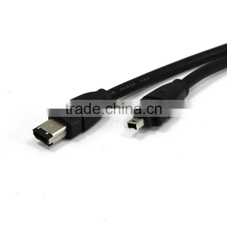 Factory price of Good quality 1394 6pin to 1394 4pin cable OEM service H