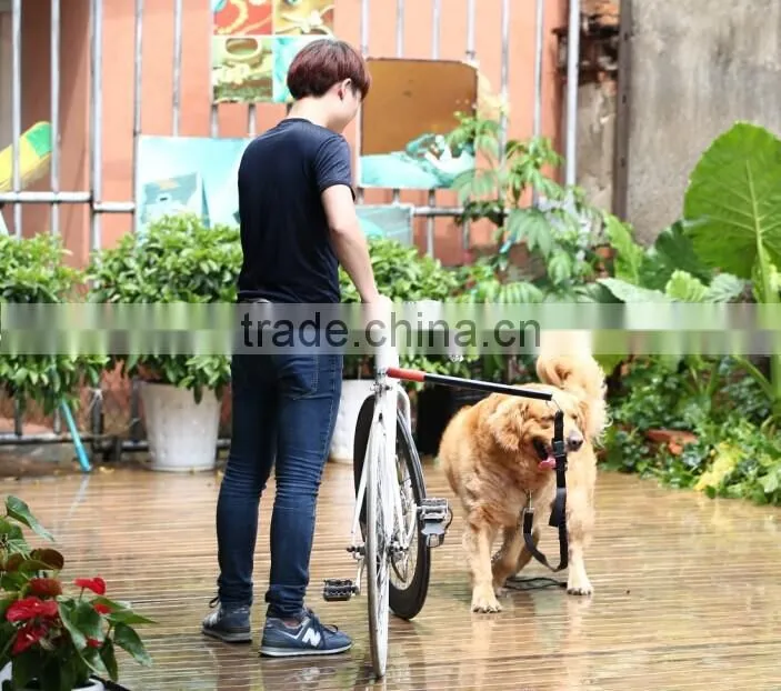 Bicycle walking dog retractor,Stretchable bicycle dog leash