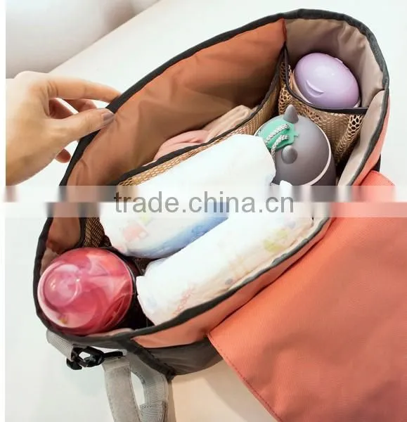 Hanging baby diaper organizer bag for stroller
