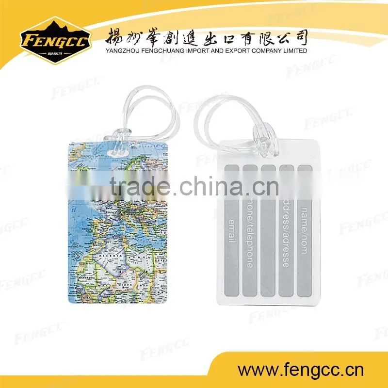 Popular Custom Name Tag special style plastic cheap luggage