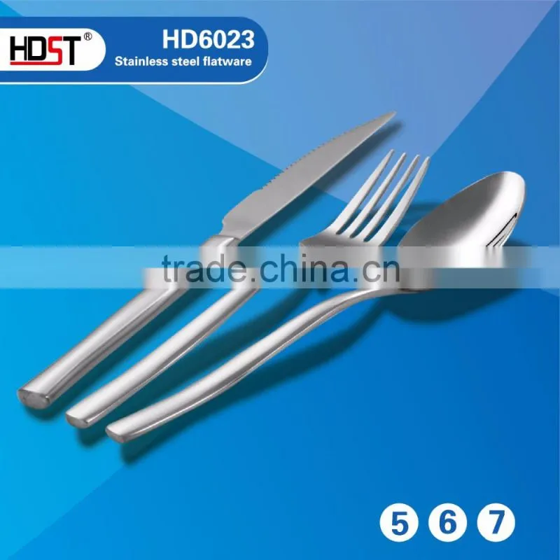 stainless steel European flatware;restaurant stainless spoon fork and knife wholesaler