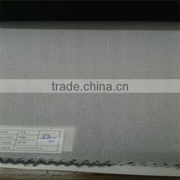 Polyester woven fusing interlining micro dot glue fusible interlining 75D 30D 50D 15D 20D