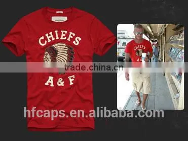 Black Cotton Men's Custom T Shirt Printing