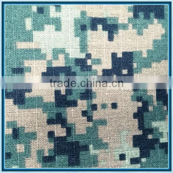 Printed fabric for military uniform/tent/bag