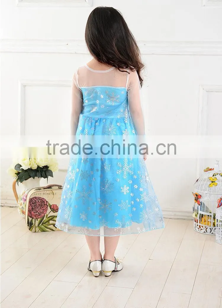new arrival baby girls princess wedding dress kids costume dress children snow glitter sequin party dress
