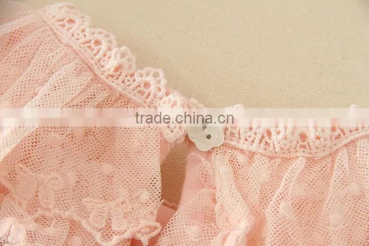 fleece undershirts children autumn clothes high quality lace girls winter lonh sleeve Tee warm soft kids tee