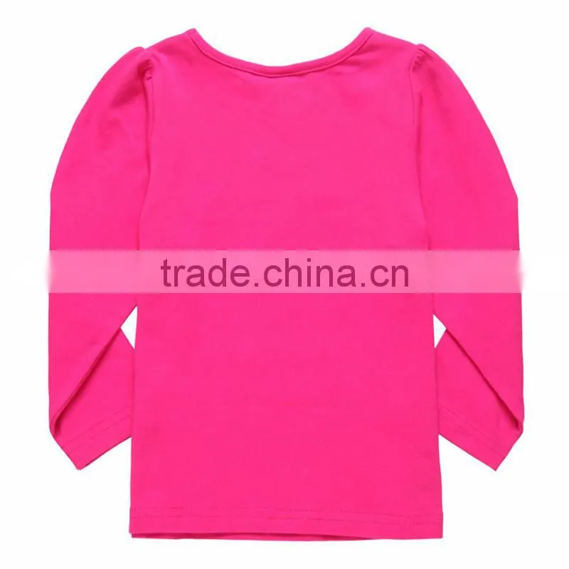 Long sleeves top fashion girl t shirt