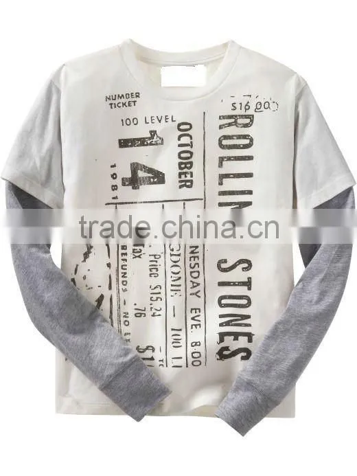 BOYS CYCLE PRINTED ROUND NECK T SHIRT