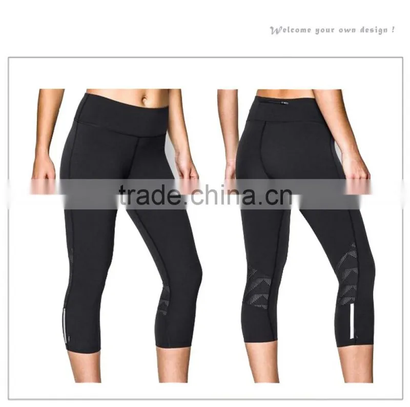 candy colored waistband polyester spandex yoga tight hot leggings
