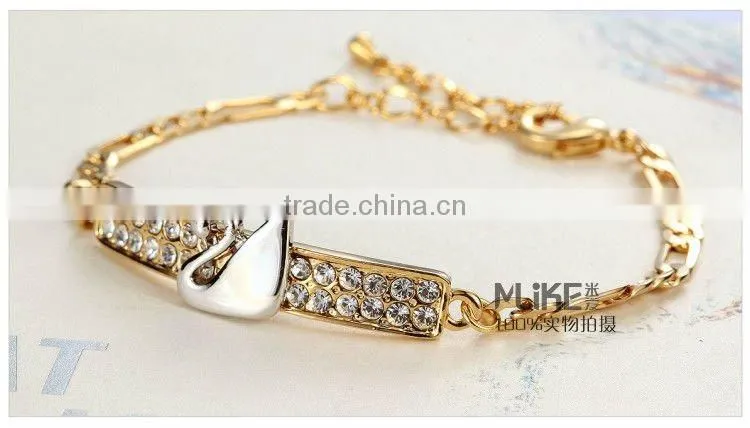 Swan Alloy bracelet with Crystal M3008