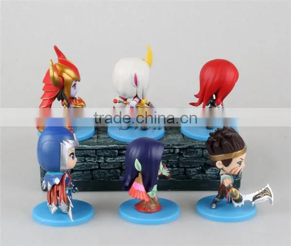 SV-LOL012 (Popular League of Legends )LOL action figure wholesale game toys League of Legends figure set 6pcs with retail box