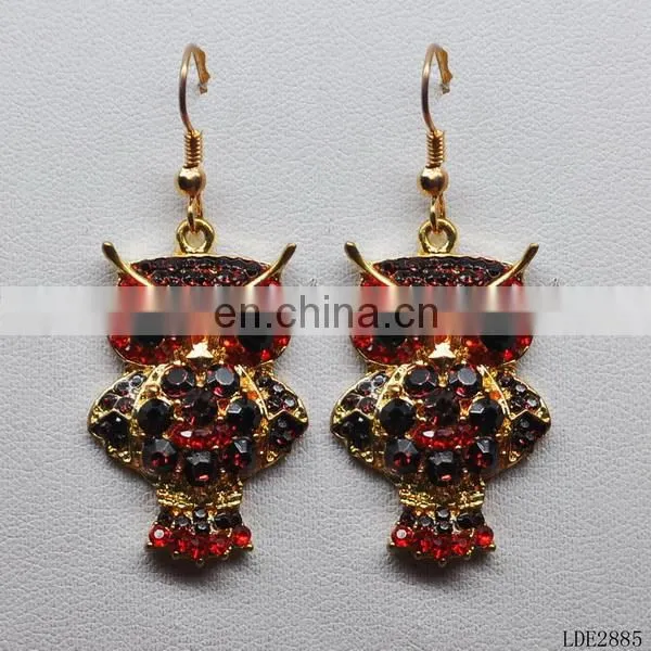 Brife light blue mint fan bubble teardrop adult women earrings