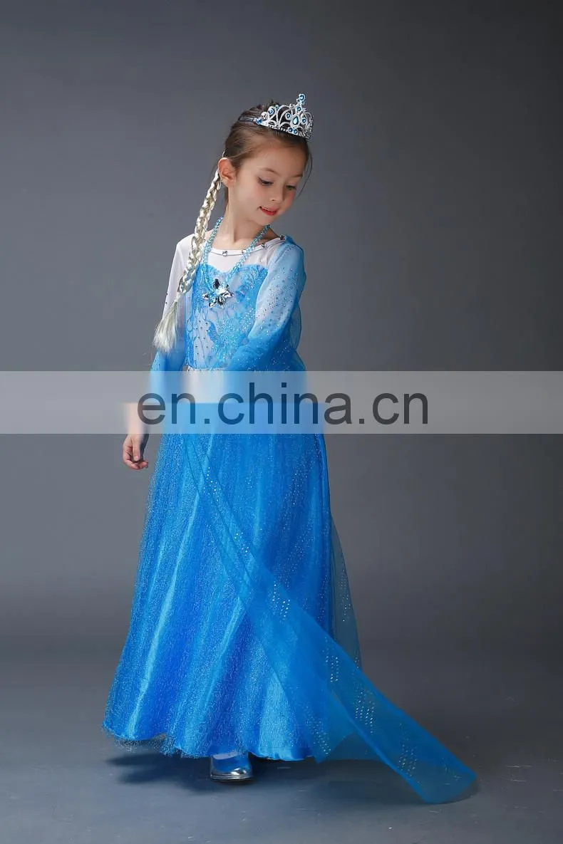 Girl beautiful dress up princess party dress