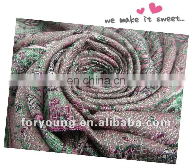 fashion antique paisley jacquard scarf