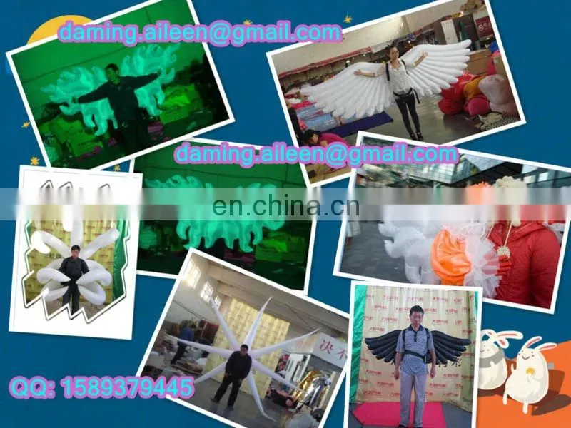 led halloween carnival inflatable stage show costume