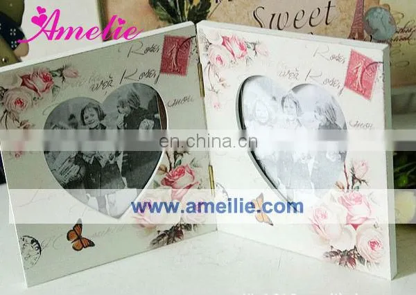 A0111 New Arrival Flip Design Flower silk-screen import picture frames
