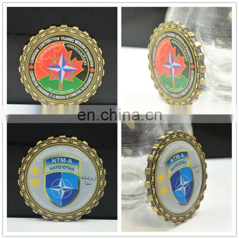 Custom cheap maple leaf replica coin