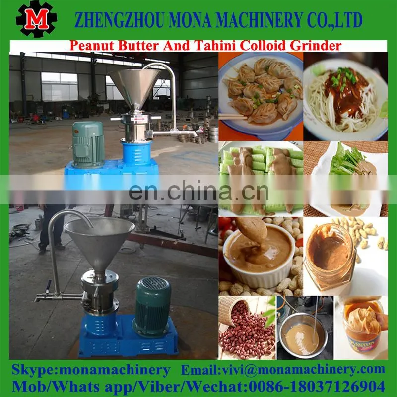 automatic continuous sesame cocoa Industrial coconut almond shea tahini milk peanut butter making machine