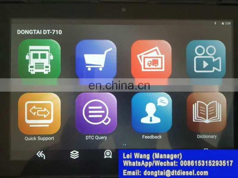 Diagnostic Scanner 12v 24v for all diesel car DT710