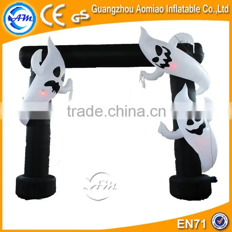 Cat mouth shape arch inflatable halloween arch for decoration