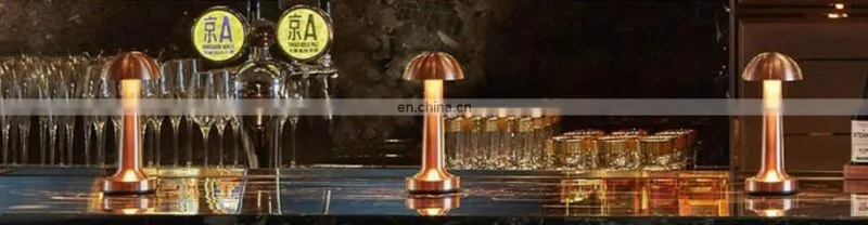 2019 amazon cafe hotel restaurant decorative wireless mushroom led lamp table lamps