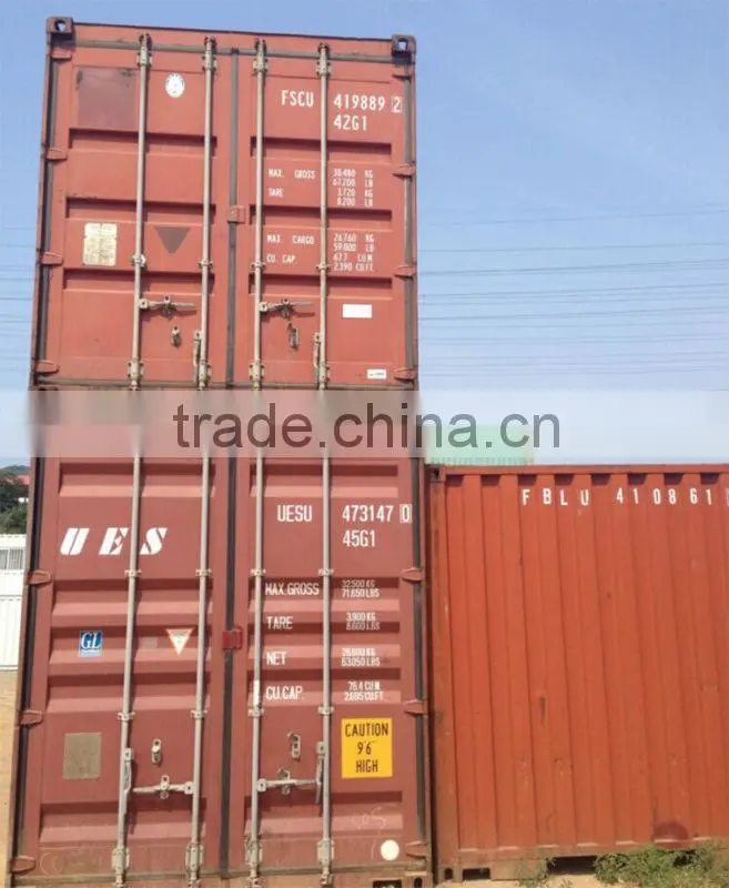 ISO standard used 40DC shipping container cargo worthy