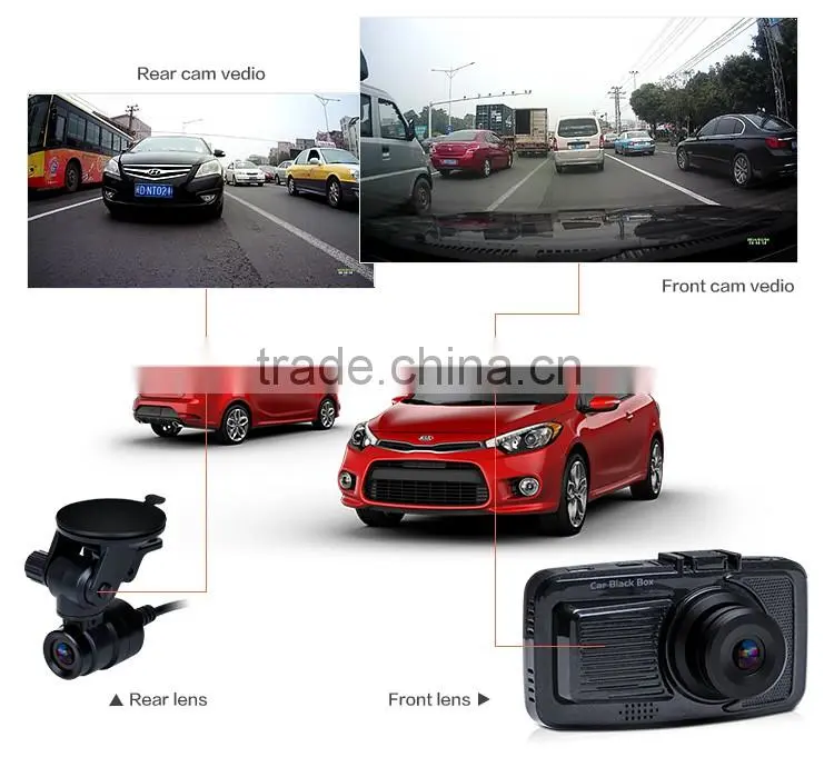 2016 Economy G-sensor and HDMI 1080P 2.7 inch car recorder Dash DVR Camera