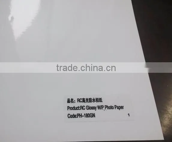 wholesale bulk cheap rc glossy photo paper 180gsm