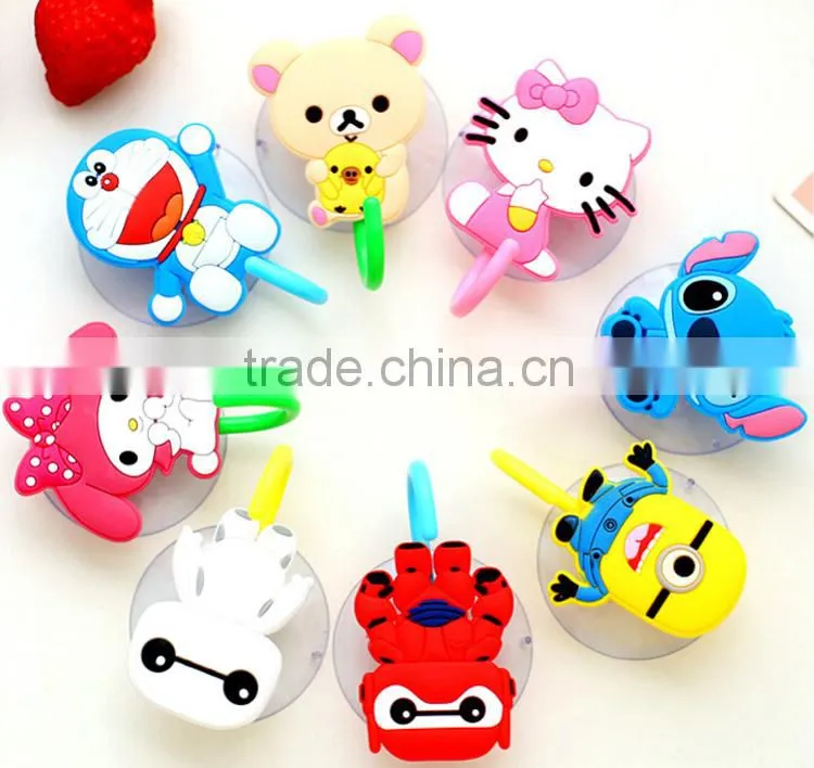 Animal Shape Plastic Suction Cups Hook